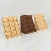 Divido-Tier 4 Katlı Bölmeli Ahşap MDF Teşhir Standı 32x38 cm