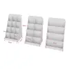 Divido-Tier 4 Katlı Bölmeli Ahşap MDF Teşhir Standı 32x38 cm