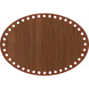 Elips Ahşap MDF Sepet Tabanları (Ölçü Seçilebilir)