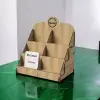 Gift-Station 3 Katlı Ahşap MDF Hediye Kartı ve Sergi Standı