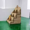 Gift-Station 3 Katlı Ahşap MDF Hediye Kartı ve Sergi Standı