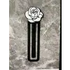 Gül Desenli Kitap Ayracı PLA – Dekoratif 3D Yazıcı Bookmark
