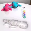 Hareketli Plastik Axolotl Figürü (Boyanabilir)