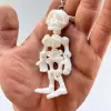 İskelet Plastik Anahtarlık Dikiz Aynası ve Kasa Süsü PLA 3D Baskı