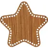 Yıldız Ahşap MDF Sepet Tabanı 20x15 cm (Seçilebilir Delik Çapı)