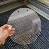 Kapı Süsü Pleksi 3mm Şeffaf 30cm Delikli