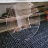 Kapı Süsü Pleksi 3mm Şeffaf 30cm Delikli