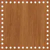 Kare Ahşap MDF Sepet Tabanı 20x20 cm (Delik Çapı 8 mm)