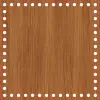 Kare Ahşap MDF Sepet Tabanı 23x23 cm (Delik Çapı 8 mm)
