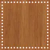 Kare Ahşap MDF Sepet Tabanı 26x26 cm (Delik Çapı 8 mm)