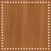 Kare Ahşap MDF Sepet Tabanı 29x29 cm (Delik Çapı 8 mm)