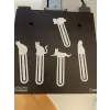Kedi Model Kitap Ayracı 5’li Set PLA – 3D Yazıcı Bookmark