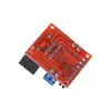 L298N Voltaj Regülatörlü Çift Motor Sürücü Kartı - Kırmızı PCB