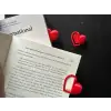 Mini Kalp Kitap Ayracı PLA – Kalp Desenli Bookmark