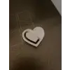 Mini Kalp Kitap Ayracı PLA – Kalp Desenli Bookmark