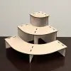 Mod-Stage 3 Katlı Modüler Ahşap MDF Teşhir Standı 90 cm