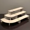Mod-Stage 3 Katlı Modüler Ahşap MDF Teşhir Standı 90 cm