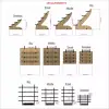Opti-Step 4 Katlı Ahşap MDF Teşhir Standı (Orta Boy)
