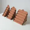 Penta-Step 5 Katlı Ahşap MDF Teşhir Standı Serisi (3 Farklı Genişlik)