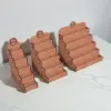 Penta-Step 5 Katlı Ahşap MDF Teşhir Standı Serisi (3 Farklı Genişlik)