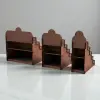 Penta-Step 5 Katlı Ahşap MDF Teşhir Standı Serisi (3 Farklı Genişlik)