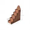 Penta-Step 5 Katlı Ahşap MDF Teşhir Standı Serisi (3 Farklı Genişlik)