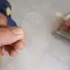 Pleksi Elips Anahtarlık Baskısız Ölçü Seçimli