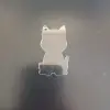 Pleksi Köpek Kulak Delikli Anahtarlık Baskısız Ölçü Seçimli