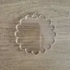 Pleksi Papatya Anahtarlık Baskısız Ölçü Seçimli