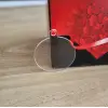 Pleksi Uzun Kulplu Daire Anahtarlık Baskısız Ölçü Seçimli