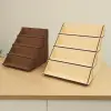 Quadra-Tier 4 Katlı Ahşap MDF Teşhir Standı 26x26x26 cm