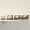 Quadro-Step 4 Raflı Ahşap MDF Teşhir Standı Serisi (Ölçü Seçimli)