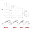 Quadro-Step 4 Raflı Ahşap MDF Teşhir Standı Serisi (Ölçü Seçimli)