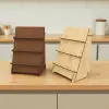 Slim-Dock 3 Gözlü Ahşap MDF Dikey Teşhir Standı 26x38 cm