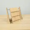 Slim-Dock 3 Gözlü Ahşap MDF Dikey Teşhir Standı 26x38 cm