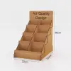 Stair-Case 4 Katlı Merdivenli Ahşap MDF Teşhir Standı 46 cm