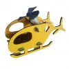 STEM Helikopter Eğitim Kiti - Ahşap Montaj ve Motorlu Aerodinamik Deney Seti