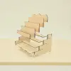 Tetra-Decor Ahşap MDF 4 Katlı Teşhir Standı 30x27 cm