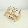 Tetra-Step 4 Katlı Ahşap MDF Ürün Sergi Standı Serisi (3 Farklı Boy)