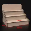 Triple-Stage 3 Katlı Genişlik Varyasyonlu Ahşap MDF Teşhir Standı