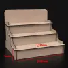 Triple-Stage 3 Katlı Genişlik Varyasyonlu Ahşap MDF Teşhir Standı