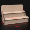 Twin-Stage 2 Katlı Genişlik Varyasyonlu Ahşap MDF Teşhir Standı