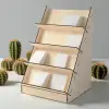 Verto-Stage Ahşap MDF 4 Katlı Teşhir Standı 26x41 cm