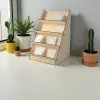 Verto-Stage Ahşap MDF 4 Katlı Teşhir Standı 26x41 cm