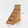 Verto-Step 4 Katlı Küçük Boy Ahşap MDF Merdivenli Teşhir Standı