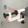 Yüzey Kelepçesi PLA 0-45mm – 3D Yazıcı Montaj Kelepçesi