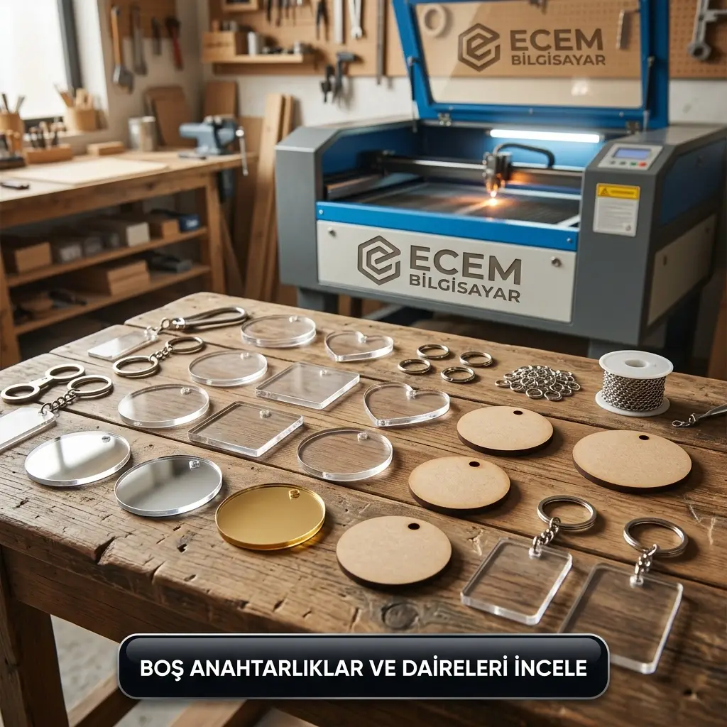 Boş Anahtarlıklar ve Daireler