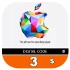 Apple iTunes Gift Card 3 USD - iTunes Key - UNITED STATES