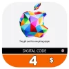 Apple iTunes Gift Card 4 USD - iTunes Key - UNITED STATES