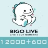 Bigo Live Gold Gift Card 12000 + 600 Diamond Global